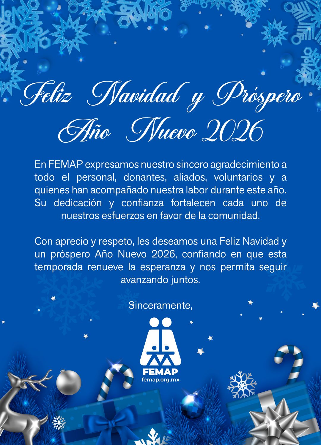 Femap les desea Feliz Navidad 